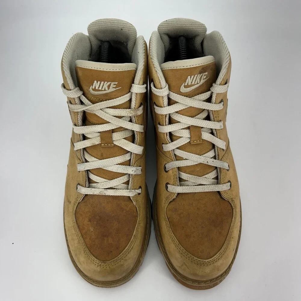 Vintage Nike Air Ecrof Boots Mens Size 9 Nubuck Leather Combat Ankle 308657-221